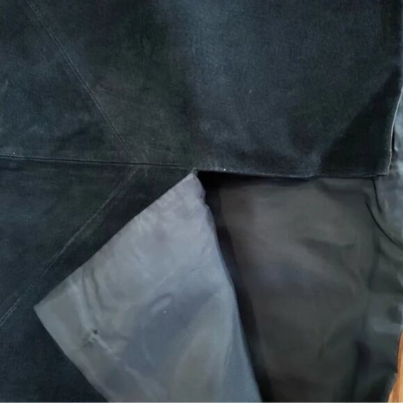 Leather Rafael Black Long Skirt - Picture 6 of 6